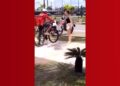 'Me puxou pela bag e tentou me derrubar', diz entregador agredido por delegada em Belém | Pará