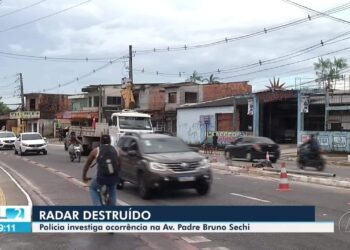 Polícia investiga destruição de radares de trânsito em avenida de Belém