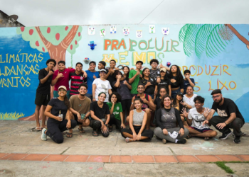 Alunos de escola pública na sede da COP 30 usam a arte para refletir sobre mudanças climáticas | Pará