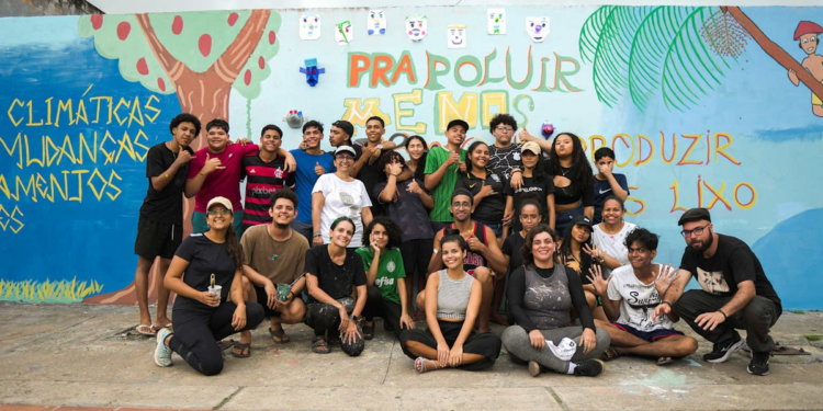 Alunos de escola pública na sede da COP 30 usam a arte para refletir sobre mudanças climáticas | Pará