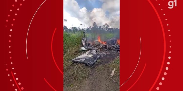 Avião de pequeno porte cai em Altamira, no sudoeste do Pará