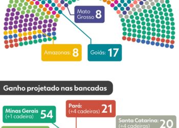 Bancadas dos estados na Câmara: veja os tamanhos atuais e compare com o que defende o STF e o que prevê proposta em debate
