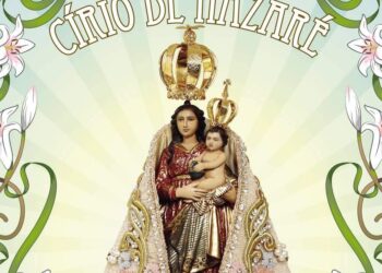 Cartaz do Círio 2025 é revelado em cerimônia na Basílica Santuário; veja imagem | Círio de Nazaré