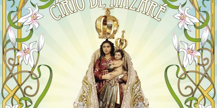 Cartaz do Círio 2025 é revelado em cerimônia na Basílica Santuário; veja imagem | Círio de Nazaré