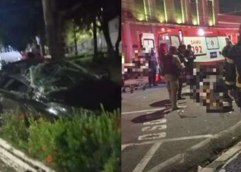 Duas pessoas ficam feridas após colisão entre veículos em Belém | Polícia