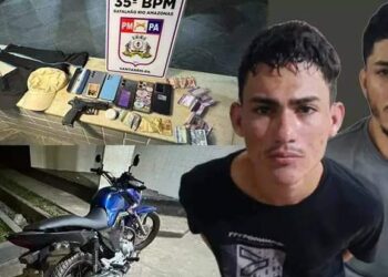 Dupla é presa dentro de motel por suspeita de cometer assaltos em Santarém | Polícia