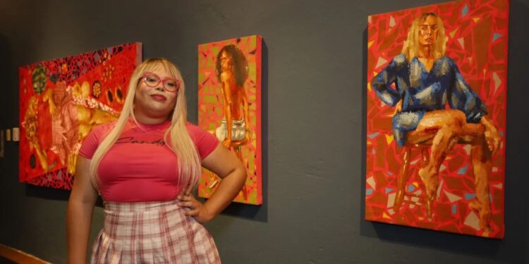 Exposição de artista premiada retrata corpos trans femininos, em Belém | Pará
