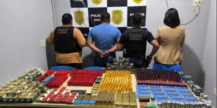 Homem é preso ao ser flagrado com arsenal de 4 mil itens entre cartuchos, pólvora e espoletas, em Baião, no PA | Pará