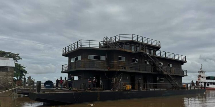 Obra da 3ª Base Integrada Fluvial de Segurança Pública já ultrapassa 60% do cronograma | Pará