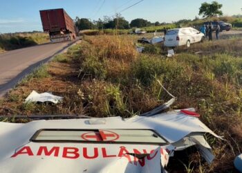 Passageiro de ambulância que seguia de Marabá para Belém morre em acidente na PA-150