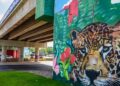 Pinturas dos novos viadutos entregues pelo Governo do Estado exaltam fauna e flora amazônica | Pará