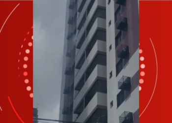 Princípio de incêndio atinge apartamento no bairro de Nazaré, em Belém