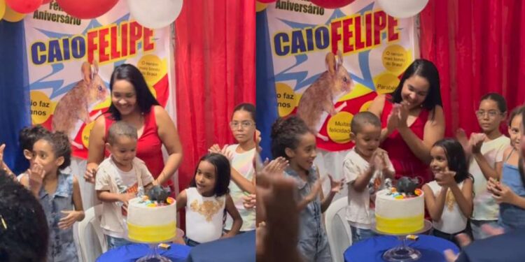 VÍDEO: criança recebe aniversário com tema de 'cola rato' e viraliza nas redes sociais | Brasil