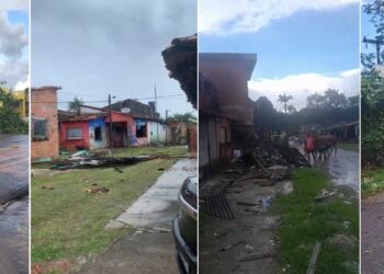 Vendaval destelha casas e deixa ruas sem energia elétrica em Mosqueiro