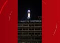 Videomapping reacende copão de cerveja na entrada de Belém e causa nostalgia nas redes sociais | Pará