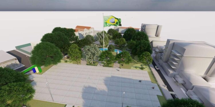 Acordo entre Prefeitura de Belém e Exército Brasileiro vai reformar a Praça da Bandeira, em Belém | Belém