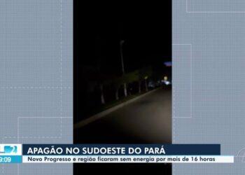 Apagão deixa Novo Progresso e distritos no Pará sem energia por mais de 16 horas