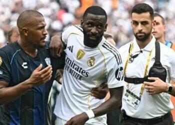 Árbitro aciona protocolo contra racismo após denúncia de Rudiger contra argentino | Futebol