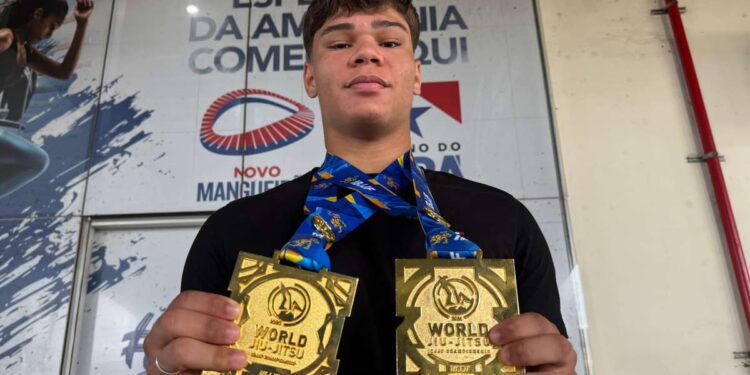 Atleta paraense conquista Mundial de Jiu-Jitsu nos Estados Unidos; veja mais