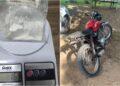 Casal é preso por tráfico de drogas e adulteração de chassi de moto em Parauapebas