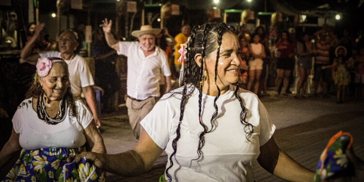 Apresentação da quadrilha da Melhor Idade