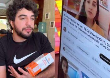 Grávida, Rafa Kalimann mostra Nattan treinando paternidade com caixa de leite e diverte web | Cultura