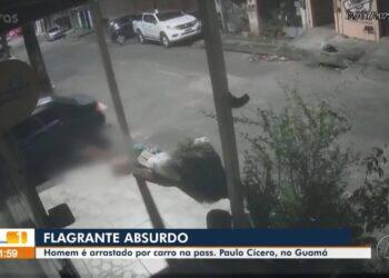 Homem é arrastado por carro em Belém; motorista foge sem prestar socorro | Pará