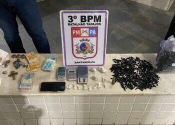 Homem é preso ao ser flagrado com maconha e cocaína em Santarém | Polícia