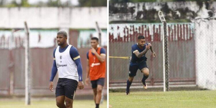 Jaderson e Maxwell iniciam transição após lesões e fazem trabalhos no campo | Remo