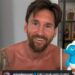 Messi ganha homenagem com bolo dos Smurfs em aniversário: 'Velho Ranzinza' | Esportes