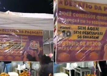 Mulher se engasga durante 'Desafio da Paçoca' em festa junina e é internada em estado grave | Brasil