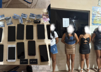 Mulheres são presas após roubo de celulares no arraial de Benevides, na Grande Belém