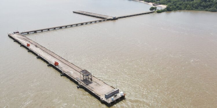 Obras da COP 30: Terminal de Outeiro é reformado para receber navios transatlânticos, em Belém