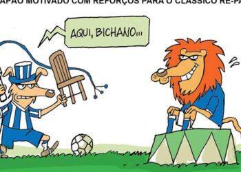 Papão motivado com reforços para o classico Re-Pa | Charges