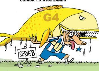 Paysandu perde para o Cuiabá e se afunda mais | Charges