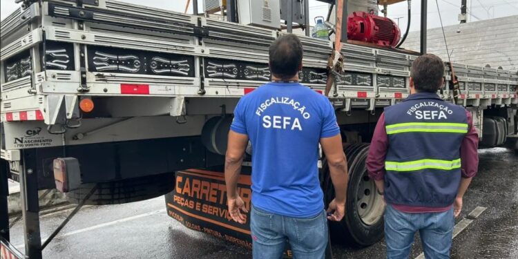 Sefa apreende mercadorias avaliadas em R$ 1 milhão no Pará