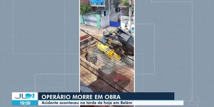 Trabalhador morre em obra de drenagem em Belém
