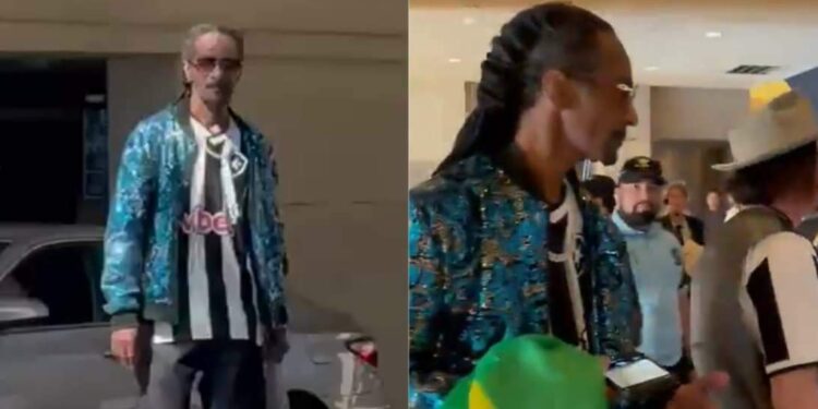 VÍDEO: Snoop Dogg surpreende ao vestir camisa do Botafogo antes de jogo contra o PSG nos EUA | Esportes