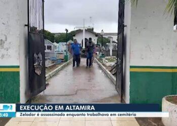 Zelador é morto a tiros dentro de cemitério em Altamira, no Pará