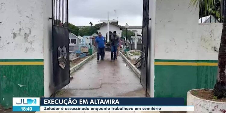 Zelador é morto a tiros dentro de cemitério em Altamira, no Pará