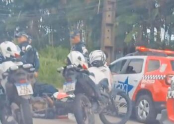 Acidente envolvendo veículo da PM é registrado na tarde desta quarta-feira em Belém | Polícia