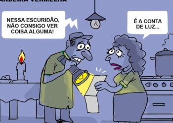 Bandeira vermelha e o aumento na conta de luz