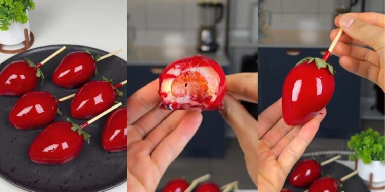 Como fazer o morango do amor? Veja a receita do doce que viralizou nas redes sociais | Receita
