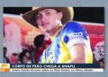 Corpo de peão pisoteado por touro em rodeio no MT chega ao PA; VÍDEO