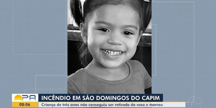 Criança de 3 anos morre em incêndio em São Domingos do Capim