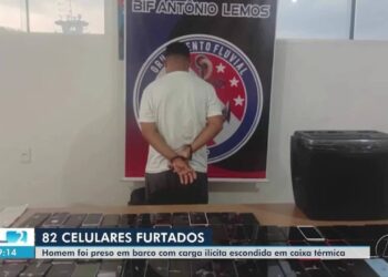 Homem é preso com 82 celulares furtados escondidos em cooler dentro de embarcação no Marajó | Pará