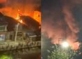 Incêndio de grandes proporções destrói casas no bairro da Pedreira, em Belém | Polícia