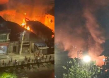 Incêndio de grandes proporções destrói casas no bairro da Pedreira, em Belém | Polícia