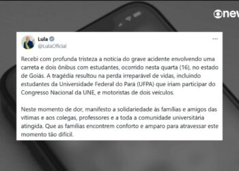 Lula lamenta morte de estudantes da UFPA e motoristas em acidente na BR-153: ‘Que famílias encontrem conforto e amparo' | Goiás