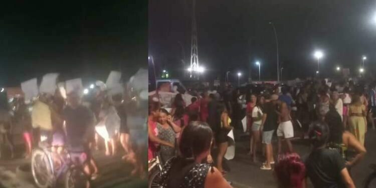 Moradores bloqueiam Augusto Montenegro contra susposto caso de estupro em Belém | Polícia